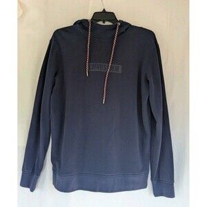 Alessandro Manzoni Jeans Hoodie Men's 52/US L-XL  Sweater Navy Drawstring Cotton